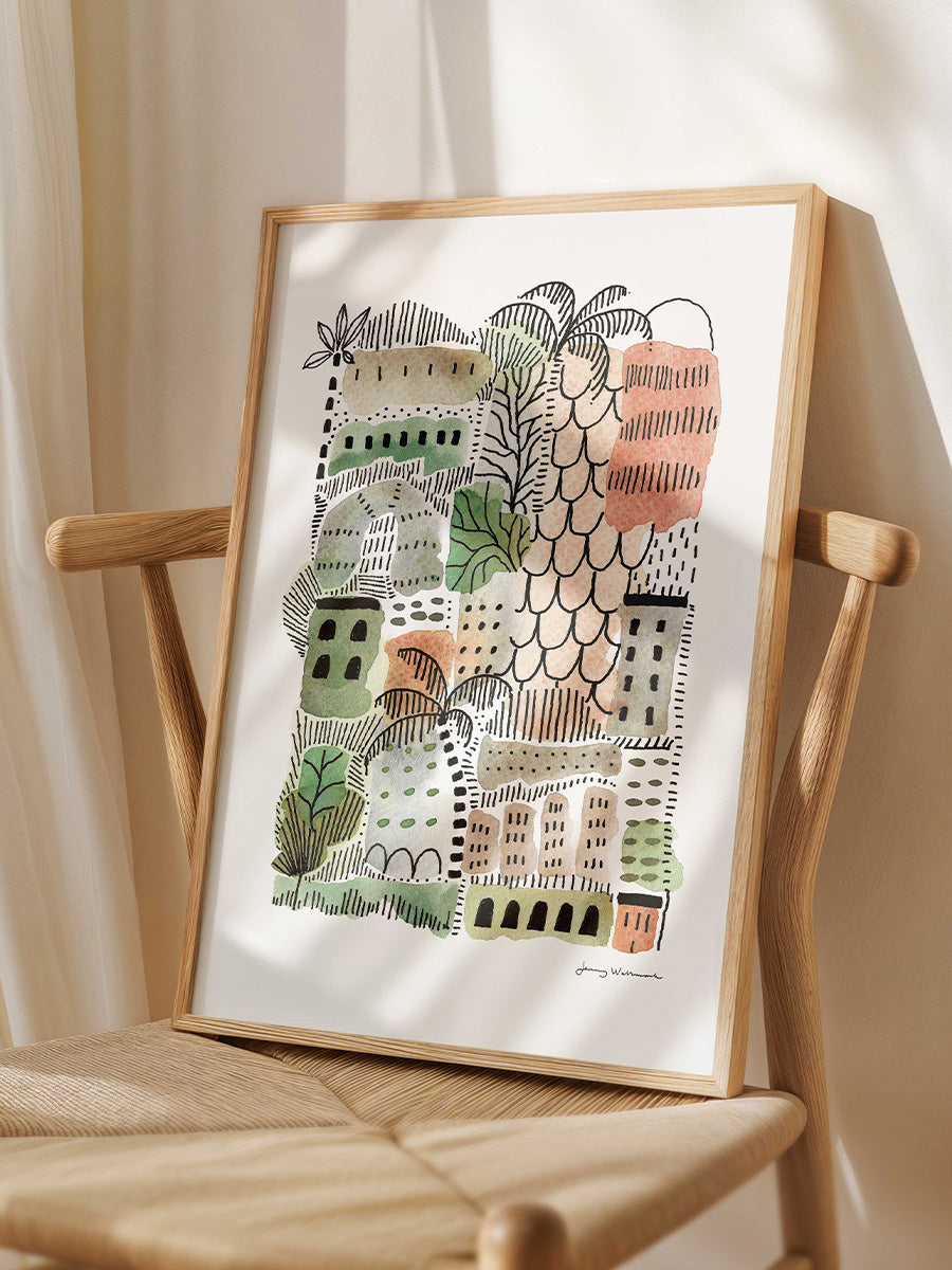 En liten spansk by poster